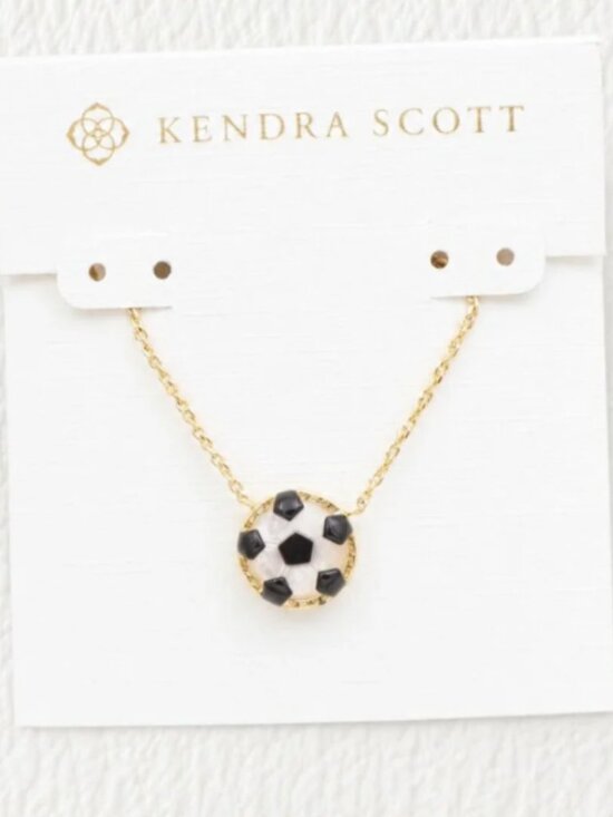 Kendra Scott. Accessories - Kendra Scott Soccer Ball Pendant Gold Necklace